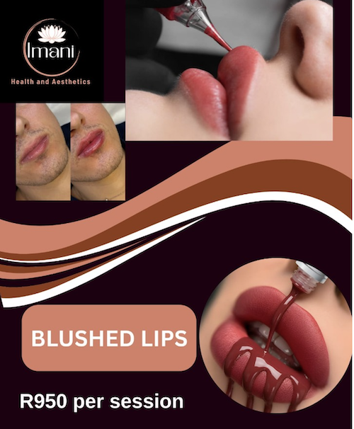 Blushed Lips — R950 per session. Book now.